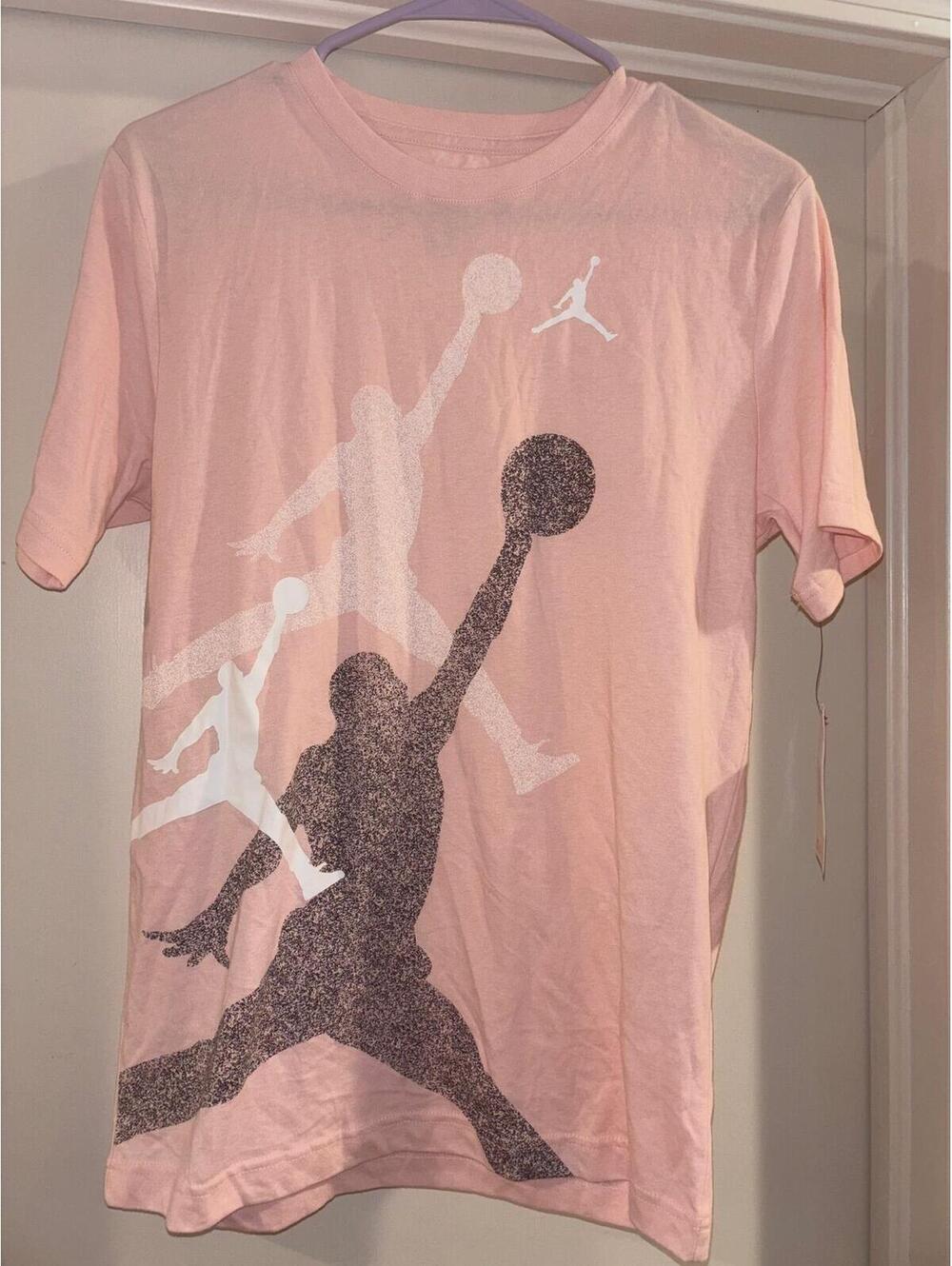 Jordan Kids XL Unisex Pink Jumpman Graphic T-Shirt NWT Youth 13-15 Years